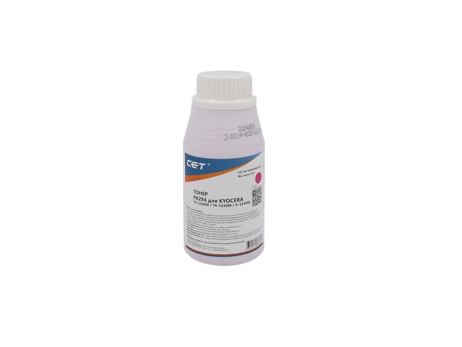 Тонер для KYOCERA ECOSYS M5521cdn/M5526cdw/P5021cdn/P502 Magenta (PK294) 50г/бут. (TK-5220M/TK-5230M/TK-5240M) Japan CET