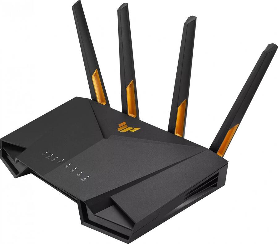 ASUS TUF-AX4200 (90IG07Q0-MU9100) Двухдиапазонный игровой маршрутизатор AX4200, 2.4/5 ГГц, 4177 Мбит/с, LAN 4х1 Гбит/с