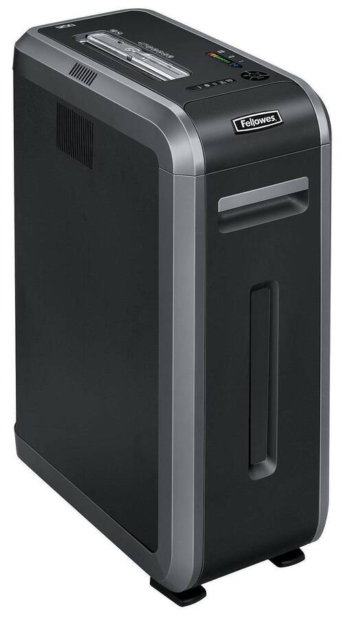 Шредер Fellowes®  125Ci.  (18 листов) , 53 литра, 4х38 мм (класс 4), SafeSense™, уничтожает: скобы/скрепки/карты/CD