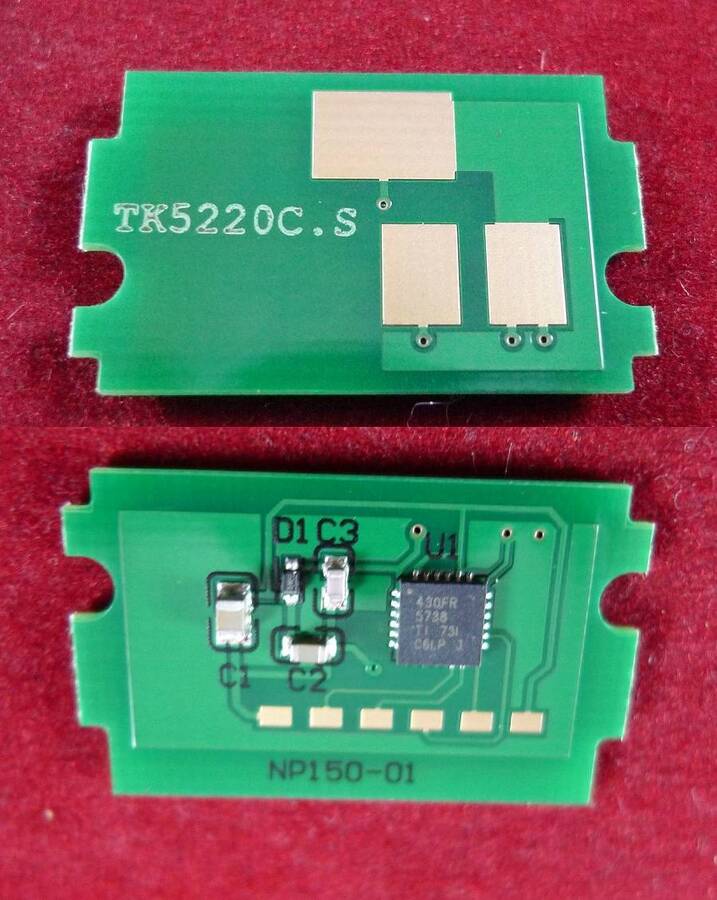 Чип для Kyocera Ecosys P5021cdn/M5521cdn (TK-5220C) Cyan, 1.2K ELP Imaging®