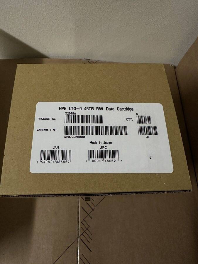 Картридж данных Hewlett-Packard Ultrium LTO9 data cartridge, 45TB RW