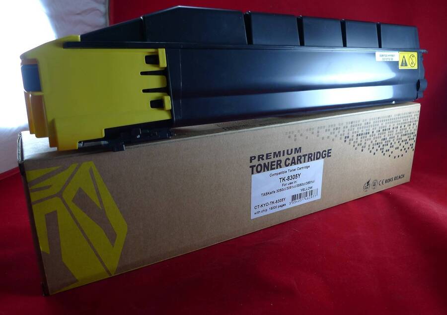Тонер-картридж для Kyocera TASKalfa 3050ci/3051ci/3550ci/3551ci TK-8305Y yellow 15K ELP Imaging®