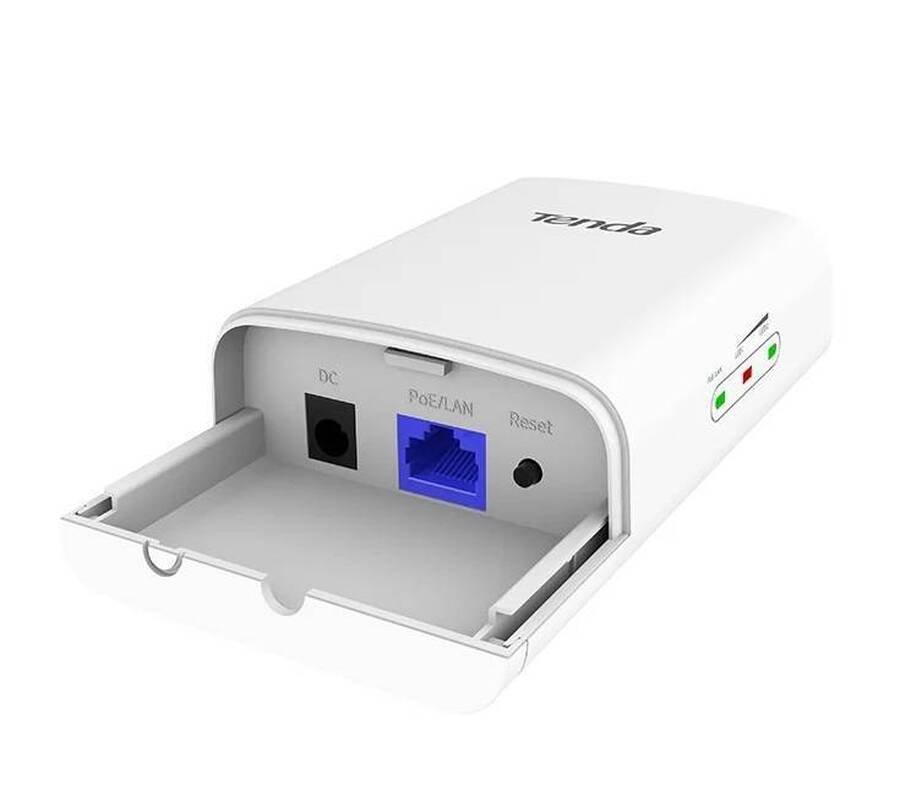 Tenda O1-5G Наружная точка доступа, 5 ГГц, до 867 Мбит/с, внутренняя антенна 1x9dBi, IP65, PoE, LAN 1x100 Мбит/с