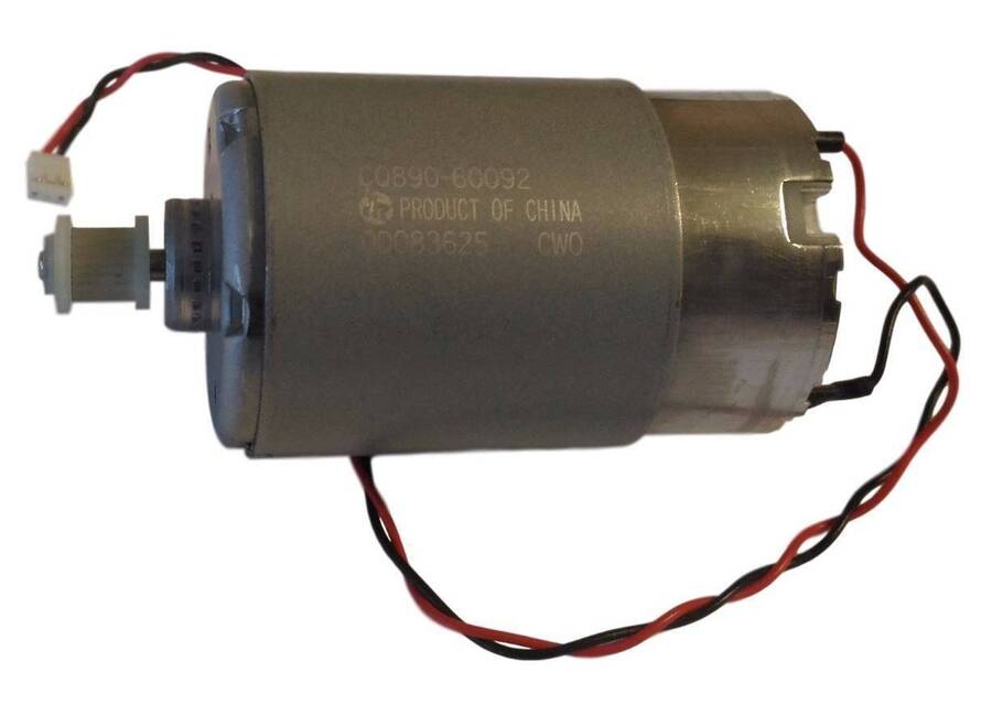 Мотор каретки в сборе HP DJ T120/T520 (CQ890-67006/CQ890-60092/CQ890-60120)