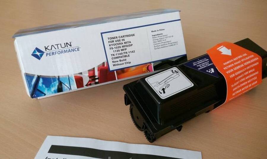 Тонер-картридж для Kyocera FS-1035MFP DP/1135MFP/M2035DN/M2535DN TK-1140 7.2K  Katun