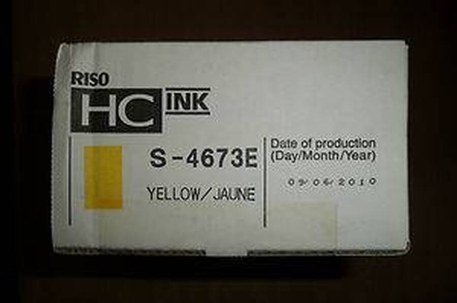 Оригинальная  краска S-4673/S-4673E для  RISO HC5000/HC5500 Yellow (1000мл)