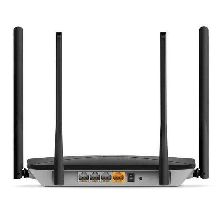 Mercusys AC12G Двухдиапазонный гигабитный Wi-Fi роутер AC1300, до 400 Мбит/с на 2,4 ГГц + до 867 Мбит/с на 5 ГГц