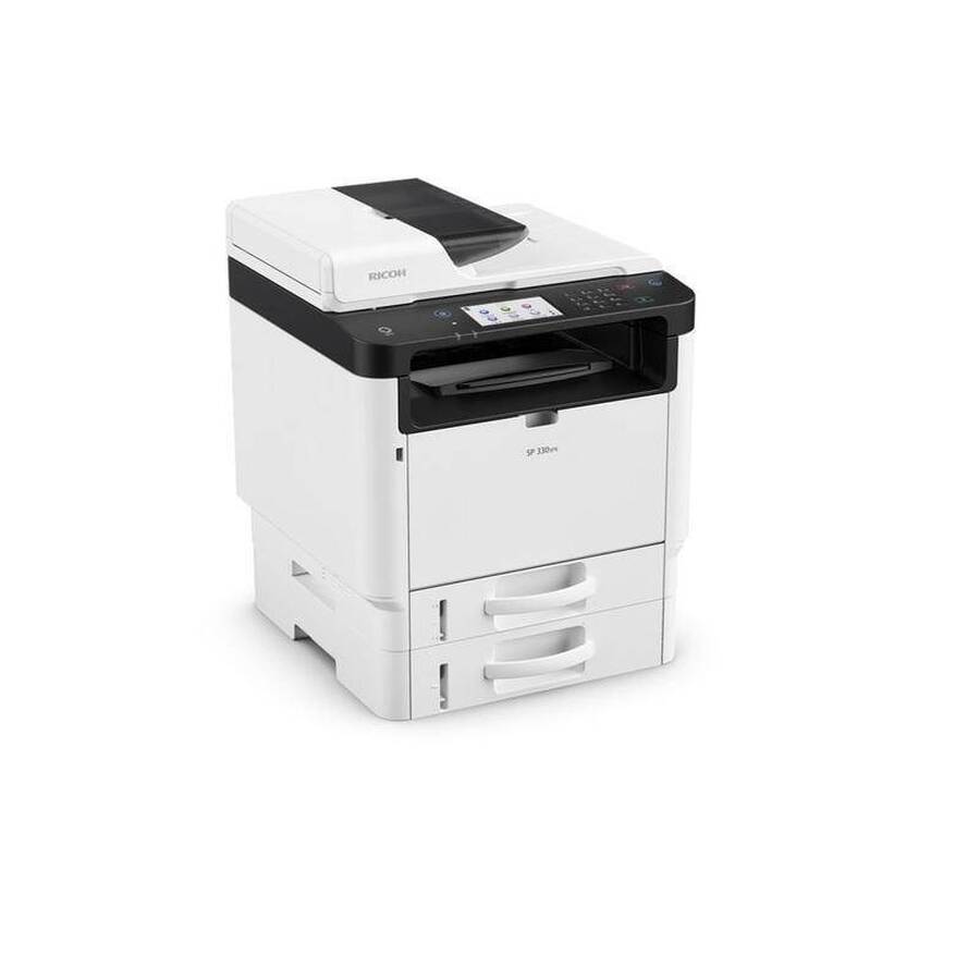 Лазерное МФУ Ricoh SP 330SN (А4, 32 стр/мин, копир/принтер/сканер/дуплекс, автоподатчик, 256МБ, PCL, USB2.0, Ethernet, N