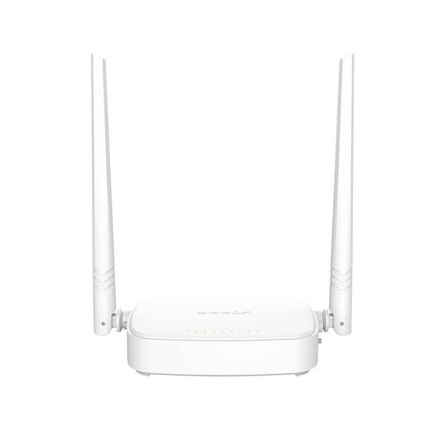 Tenda D301 v4 Беспроводной N300 ADSL2+ модем-маршрутизатор, 2,4 ГГц, до 300 Мбит/с, LAN 4x100 Мбит/с, 2x5dBi