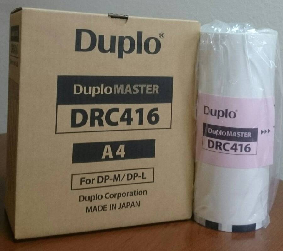 Мастер-пленка DUPLO DRC415/DRC416  DP-M300/M400/DP-L200/L500 A4 (901051) (ПРОДАВАТЬ КРАТНО ДВУМ ШТУКАМ!!!)