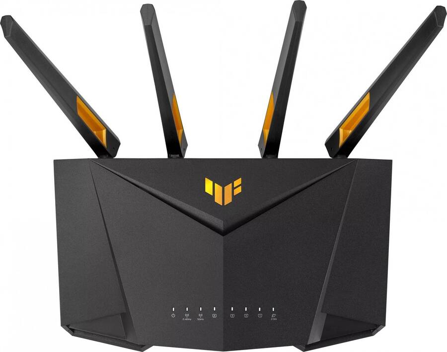 ASUS TUF-AX4200 (90IG07Q0-MU9100) Двухдиапазонный игровой маршрутизатор AX4200, 2.4/5 ГГц, 4177 Мбит/с, LAN 4х1 Гбит/с