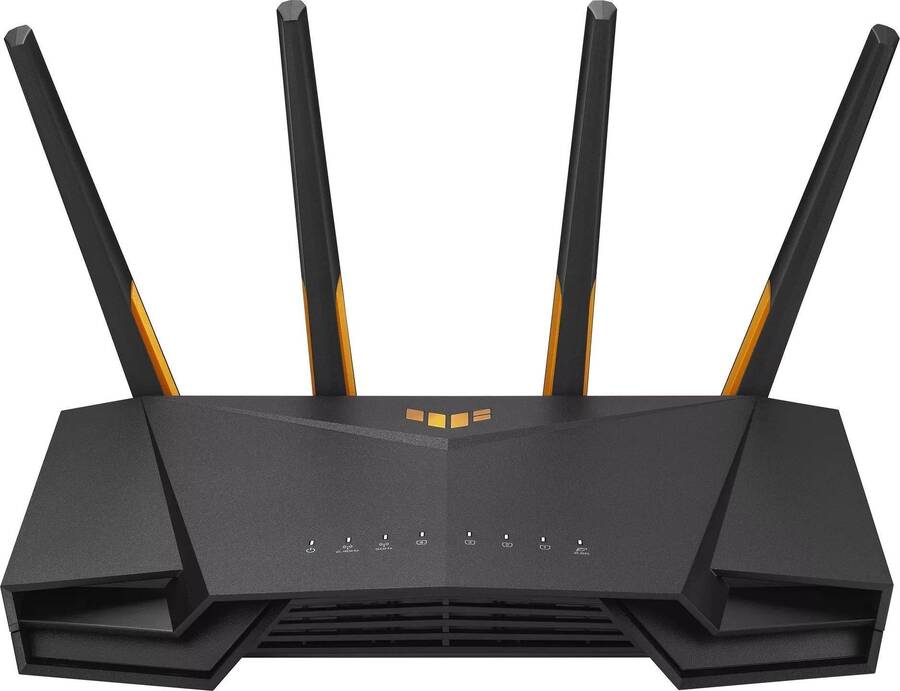 ASUS TUF-AX4200 (90IG07Q0-MU9100) Двухдиапазонный игровой маршрутизатор AX4200, 2.4/5 ГГц, 4177 Мбит/с, LAN 4х1 Гбит/с