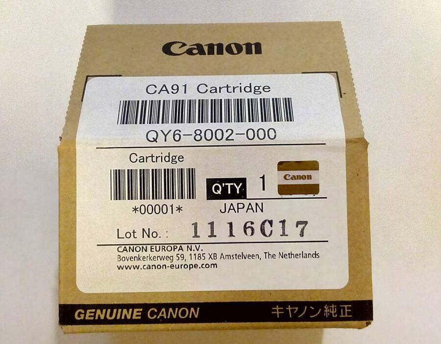 Печатающая головка CANON PIXMA G1400/2400/3400/4400 черная (0691C002/QY6-8011/QY6-8002)