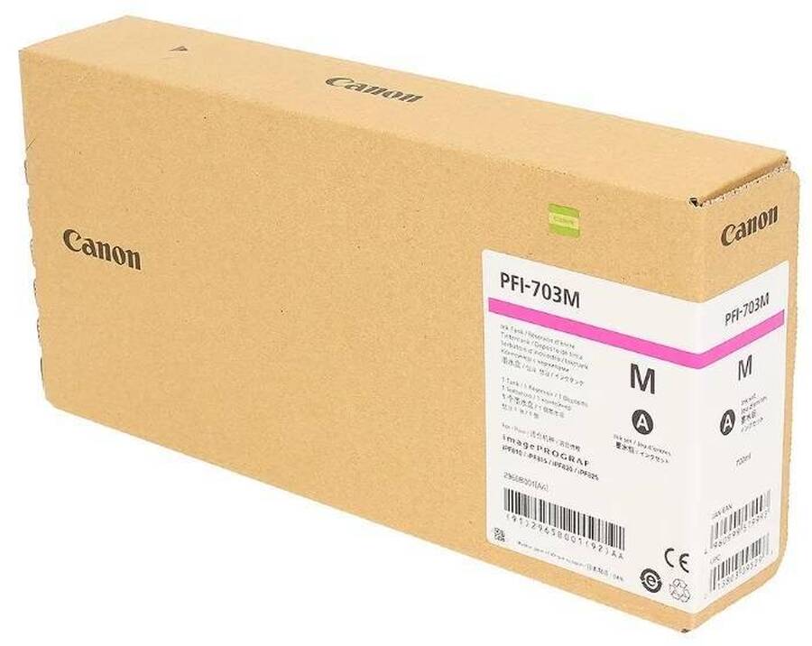Картридж CANON PFI-703 M (2965B001) пурпурный,  700 мл