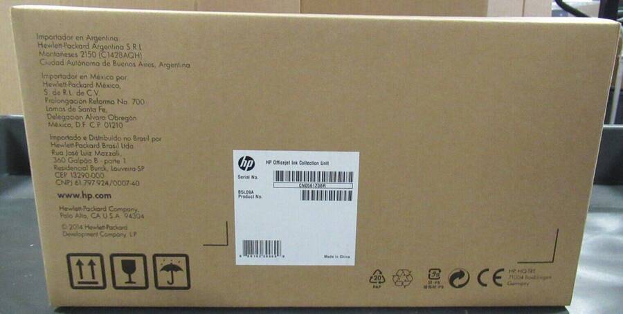 Бункер для сбора отработанных чернил HP Clolor OJ X555/X585/PW 556/586 (B5L09A/B5L04-67906) Ink Collection kit