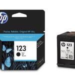 Картридж HP 123 струйный черный (120 стр)