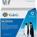 Картридж струйный G&G, аналог HP C8767HE/№130 черный 860стр. с чипом