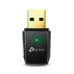 TP-Link Archer T2U Двухдиапазонный мини Wi-Fi USB адаптер AC600, до 200 Мбит/с на 2,4 ГГц + до 433 Мбит/с на 5 ГГц, USB