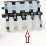 Ролик выхода бумаги (вспомогательный) Samsung ML-2851/2855/SCX-4600/4824/4828 (JC66-00934A/JC66-00830A)