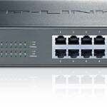 TP-Link TL-SG1016D 16-портовый гигабитный коммутатор, стальной корпус высотой 1U, монтируется в 13-дюймовую стойку