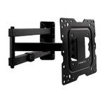 Кронштейн Kromax DIX-18 черный для TV 22-55, настенный наклонно-поворотный, max VESA 400x400, от стены 66-605мм, накло