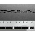 D-Link DGS-1210-12TS/ME Управляемый L2 коммутатор с 10 портами 1000Base-X SFP и 2 портами 10/100/1000Base-T