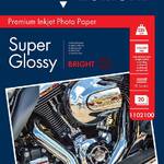 Фотобумага ПРЕМИУМ для стр.печати LOMOND А4, 220 г/м2 односторонняя Bright Super Glossy 20л