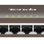 Tenda TEG1005D Коммутатор неуправляемый, 5 портов, 5x1 Гбит/с, настольный, металлический корпус
