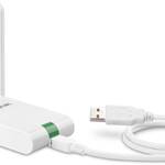 TP-Link TL-WN822N Wi-Fi USB-адаптер высокого усиления N300, до 300 Мбит/с на 2,4 ГГц, 2 внешние антенны