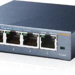 TP-Link TL-SG105 5-портовый гигабитный настольный коммутатор, 5 гигабитных портов RJ45, стальной настольный корпус