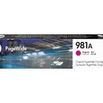 Картридж HP 981A струйный пурпурный (6000 стр)