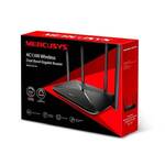 Mercusys AC12G Двухдиапазонный гигабитный Wi-Fi роутер AC1300, до 400 Мбит/с на 2,4 ГГц + до 867 Мбит/с на 5 ГГц