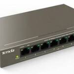 Tenda TEF1109P-8-63W Коммутатор неуправляемый PoE, 9 портов, 9x100 Мбит/с, PoE 8х58 Вт, настольный