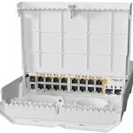 MikroTik CRS318-16P-2S+OUT Коммутатор всепогодный на мачту 18-портовый, 16x 1Gbit PoE, 2x SFP+