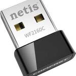 Netis WF2160C Сетевой двухдиапазонный адаптер Wi-Fi AC650, 2,4/5 ГГц, до 650 Мбит/с, USB 2.0, встроенная антенна