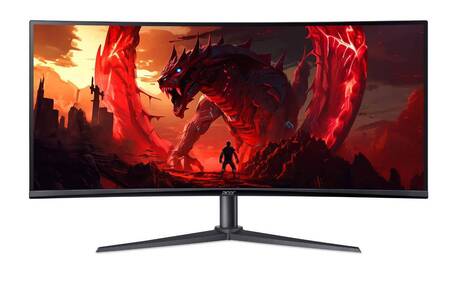 МОНИТОР 34 Acer Nitro XZ340CUHbiiphx Black (VA, изогнутый, 3440x1440, 100Hz, 1 ms, 178°/178°, 250 cd/m, 3000:1,+2xHDMI)