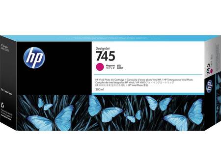 Картридж HP 745 струйный пурпурный (300 мл)