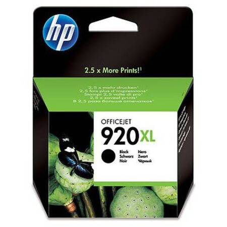 Оригинальный картридж HP 920XL (CD975AE) для HP Officejet 6000, 6500, 7000, 7500A, черный (1200 стр)