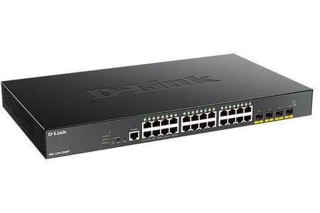 D-Link DGS-1250-28XMP/A1A Настраиваемый коммутатор 2 уровня с 24 портами 10/100/1000Base-T и 4 портами 10GBase-X SFP+ (2
