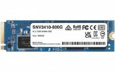 Synology SNV3410-800G Жесткий диск SSD M.2 NVMe, 800Gb, NVMe PCIe 3.0 x4, M.2 2280, R3100/W1000 MB/s, IOPS 400K/70K