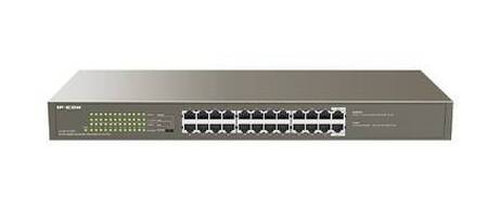 IP-COM G1124P-24-250W Коммутатор неуправляемый PoE, 24 порта, 24x1 Гбит/с, PoE 24x30Вт (до 225Вт), установка в стойку