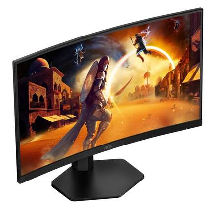 МОНИТОР 27 AOC CQ27G4X Black (VA, изогнутый, 2560x1440, 180Hz, 0.5 ms, 178°/178°, 300 cd/m, 4000:1, +2xHDMI 2.0, +DP)