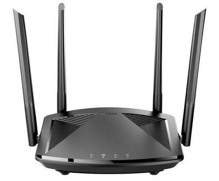 D-Link DIR-X1860/RU/R1A Wi-Fi 6 маршрутизатор AX1800, 1000Base-T WAN, 3x1000Base-T LAN