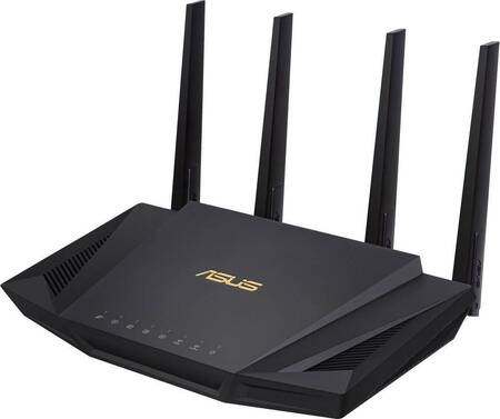 ASUS RT-AX58U (90IG06Q0-MO3B00) Двухдиапазонный AiMesh-маршрутизатор AX3000, 2.4/5 ГГц, 2976 Мбит/с, LAN 4х1 Гбит/с