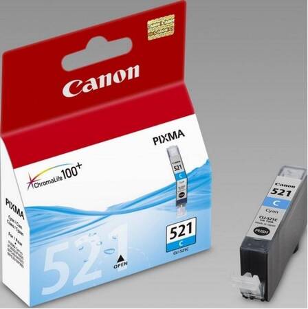 Картридж CANON CLI-521 C голубой, 9 мл, 446 стр