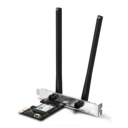 Mercusys MA80XE Двухдиапазонный адаптер PCI Express с поддержкой Bluetooth и Wi-Fi 6 AX3000