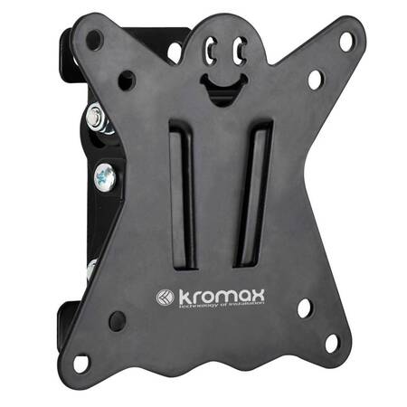 Кронштейн Kromax CASPER-101 черный для TV 10-32, настенный наклонный, max VESA 100x100, от стены 50мм, наклон +5-15°