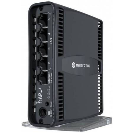 MikroTik C52iG-5HaxD2HaxD-TC Wi-Fi-маршрутизатор hAP ax2, 802.11aх, 2.4/5 ГГц, 1,78 Гбит/с, LAN 4x1 Гбит/с, WAN 1x1 Гбит