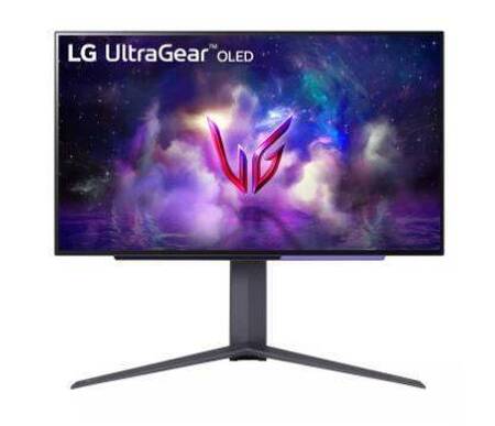 МОНИТОР 27 LG 27GS95QE-B Black с поворотом экрана (OLED, 2560x1440, 240Hz, 0.3 ms, 178°/178°, 275 cd/m, 1500000:1)