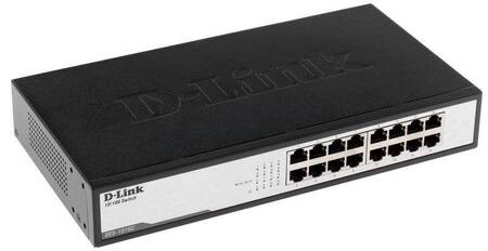 D-Link DES-1016D/H1A Неуправляемый коммутатор с 16 портами 10/100Base-TX и функцией энергосбережения